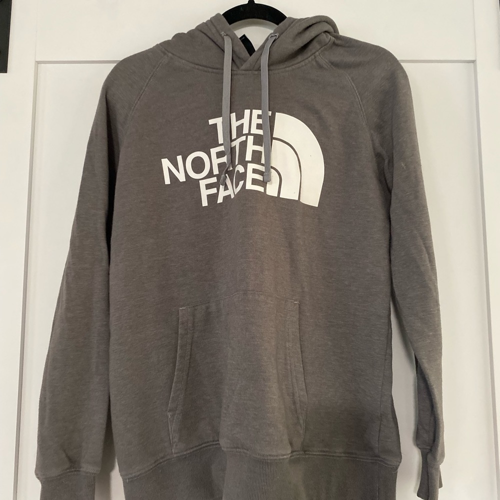 NORTH FACE dark grey hoodie